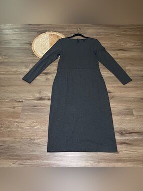 j crew tie front pleated dress J.Crew NWT Black Tie-front Pleated Dress, Ruffled Cuffs, Size 24